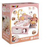 Smoby Baby Nurse Puppenwiege mit Himmel, Puppenmöbel 