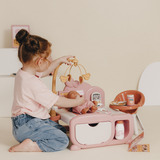 Smoby Baby Nurse Puppenwiege mit Himmel, Puppenmöbel 