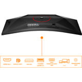 AOC CU34G4ZCA, Gaming-Monitor 86.4 cm (34 Zoll), schwarz, WQHD, Fast-VA, Curved, USB-Hub, 250Hz Panel