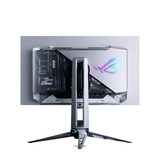 ASUS ROG Swift OLED PG27AQWP-W, Gaming-Monitor 67.3 cm (26.5 Zoll), silber/transparent, QHD, USB-Hub, Dual-Mode (QHD @ 540Hz, HD @ 720Hz), 540Hz Panel