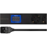 BlueWalker BlueWalker Powerwalker PDU LC-16A 7x CEE 7/3, Stromversorgung schwarz, 1 Höheneinheit (IEC C20 Input)