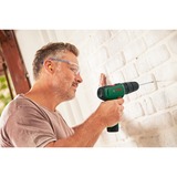Bosch Heimwerken & Garten Akku-Schlagbohrschrauber EasyImpact 1200, Schlagbohrmaschine grün/schwarz, Li-Ionen Akku 1,5Ah, Koffer