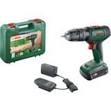 Bosch Heimwerken & Garten Akku-Schlagbohrschrauber UniversalImpact 18V grün/schwarz, Li-Ionen Akku 1,5Ah, Koffer, POWER FOR ALL ALLIANCE
