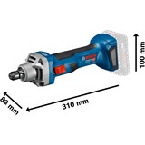 Bosch Professional Akku-Geradschleifer GGS 18V-20 Professional solo blau/schwarz, ohne Akku und Ladegerät, in L-BOXX