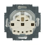 Busch-Jaeger Schutzkontakt Steckdosen-Einsatz mit erhöhtem Berührungsschutz, Typ F, Unterputz, 16 Ampere, 250 Volt weiß (glänzend), Retail