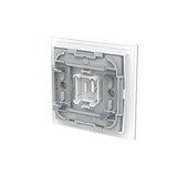 Busch-Jaeger Wippe mit Symbol Klingel mit transparenter Kalotte weiß, Retail