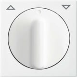 Busch-Jaeger Zentralscheibe Jalousie Zeitschalt 2542 DR-914, Abdeckung weiß, Retail