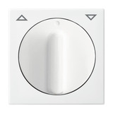 Busch-Jaeger Zentralscheibe Jalousie Zeitschalt 2542 DR-914, Abdeckung weiß, Retail