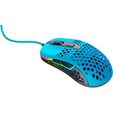 CHERRY Xtrfy M42 RGB, Gaming-Maus blau/schwarz