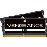 Corsair SO-DIMM 64 GB DDR5-5600 (2x 32 GB) Dual-Kit, Arbeitsspeicher schwarz, CMSX64GX5M2A5600C48, Vengeance