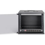 Digitus Netzwerk-Set SOHO Pro 19" 540x400 mm (BxT), IT-Schrank schwarz, 9 Höheneinheiten