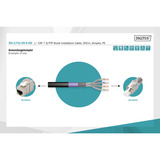Digitus Professional Cat.7 S/FTP Erdverlegekabel, simplex, PE schwarz, 500 Meter Trommel