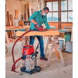 EINHELL TP-VC 36/30 S Auto - Solo, 36Volt (2x18V), Nass-/Trockensauger rot/edelstahl, ohne Akku und Ladegerät