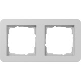 Gira Abdeckrahmen zwei fach bruchsicher grau, Retail