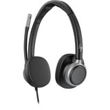 HP POLY Focus 625 Stereo Bluetooth-Headset (C56XPAA) schwarz, Bluetooth, USB-C-Dongle