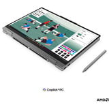 Lenovo IdeaPad 5 2-in-1 15AGP11 (83UM0029GE), Notebook grau, AMD Ryzen AI 5 430, AMD Radeon 840M, 16 GB DDR5, 512 GB (512 GB SSD), Windows 11 Home
