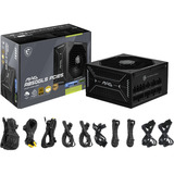 MSI MAG A850GLS PCIE5, PC-Netzteil schwarz, 1x 12VHPWR, 4x PCIe, Kabelmanagement, 850 Watt