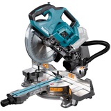 Makita Akku-Kapp-und Gehrungssäge LS002GZ01 XGT, 40Volt + Funk Adapter blau, Bluetooth, ohne Akku und Ladegerät
