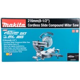 Makita Akku-Kapp-und Gehrungssäge LS002GZ01 XGT, 40Volt + Funk Adapter, Kapp- und Gehrungssäge blau, Bluetooth, ohne Akku und Ladegerät