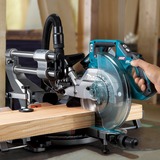 Makita Akku-Kapp-und Gehrungssäge LS002GZ01 XGT, 40Volt + Funk Adapter, Kapp- und Gehrungssäge blau, Bluetooth, ohne Akku und Ladegerät