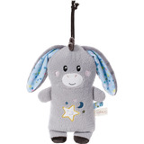NICI Baby Einschlafhilfe Esel Littledoo 25cm, Kuscheltier grau