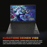OMEN 16-am0180ng, Gaming-Notebook schwarz, Intel® Core™ i7-14650HX, NVIDIA GeForce RTX 5070, 32 GB DDR5, 1 TB (1 TB SSD), Windows 11 Home