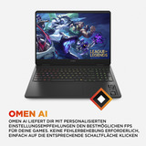OMEN 16-am0180ng, Gaming-Notebook schwarz, Intel® Core™ i7-14650HX, NVIDIA GeForce RTX 5070, 32 GB DDR5, 1 TB (1 TB SSD), Windows 11 Home