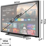 Toshiba 55UF3D63DA, LED-Fernseher 139 cm (55 Zoll), schwarz, UltraHD/4K, SmartTV, HDR