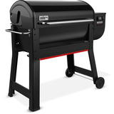 Weber Smoque XL Holzpelletsmoker schwarz, 2 Temperaturfühler, App-Steuerung