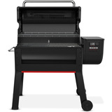 Weber Smoque XL Holzpelletsmoker schwarz, 2 Temperaturfühler, App-Steuerung