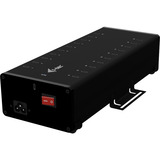 i-tec USB-C/USB-A Metal Charging+Data HUB,15W,20x USB-C,360W, USB-Hub schwarz
