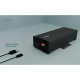 i-tec USB-C/USB-A Metal Charging+Data HUB,15W,20x USB-C,360W, USB-Hub schwarz