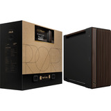 ASUS PROART PA602 WALNUT WOOD METAL PWM MODERN BLACK, Tower-Gehäuse braun/holz