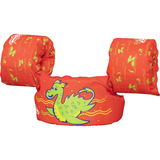 Bestway Puddle Jumper Schwimmflügelweste Kleiner Drache für Kinder von 2 bis 6 Jahren rot