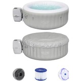 Bestway Whirlpool LAY-Z-SPA Tahiti AirJet, Schwimmbad grau, Ø 180cm x 66cm