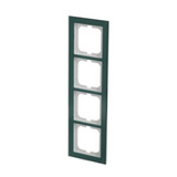 Busch-Jaeger Abdeckrahmen 4-fach, Abdeckung grün, Retail