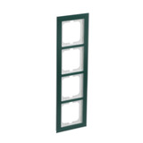 Busch-Jaeger Abdeckrahmen 4-fach, Abdeckung grün, Retail