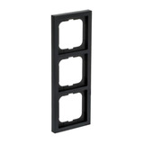 Busch-Jaeger Rahmen dreifach, future linear, Plattform 63, lackierte matte Oberfläche, Kunststoff schwarz (matt), Retail