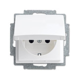 Busch-Jaeger Schutzkontaktsteckdose Einsatz 20 EUKR-914 weiß, Retail