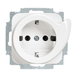 Busch-Jaeger Steckdosen Einsatz mit Auswurfmechanismus weiß, Retail