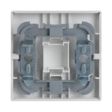 Busch-Jaeger Wippe mit Aufdruck weiß, Retail