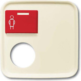 Busch-Jaeger Zentralscheibe, Rahmen weiß, Retail