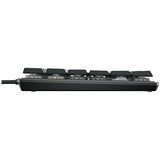 CHERRY KC 500 MX LP TKL, Tastatur schwarz, DE-Layout, Cherry MX Low Profile 2.0 Ivory