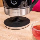 Cecotec Thermosense 400 VisionLight, Wasserkocher edelstahl/schwarz, 2.200 Watt, 1,7 Liter