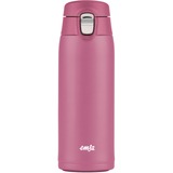 Emsa TRAVEL MUG light Thermobecher rosa, 0,4 Liter, Flip-Deckel