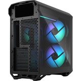 Fractal Design Torrent Compact RGB Black TG Light Tint, Tower-Gehäuse schwarz, Tempered Glass