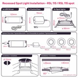 INNR Spot Light Erweiterung, LED-Leuchte 1 schwenkbarer Einbaustrahler