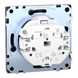 Merten Schutzkontaktsteckdose mit Steckklemmen nickel, Retail