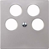 Merten Zentralplatte aluminium, Retail