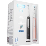  Oral-B iO Series 3N Duo, Elektrische Zahnbürste schwarz/rosa, Matt Black//Blush Pink inkl. 2. Handstück